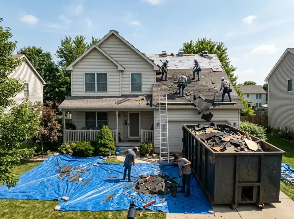 roof-replacement-debris-remova-004 — frequently asked questions, Cheapest Dumpster Rentals in Westmont, IL